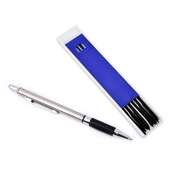 

1Set 2.0mm 2B 12 Leads Automatic Pencil For Kids Writing Lead Holders Automatic Mechanical Pencil Refills Student Stationery