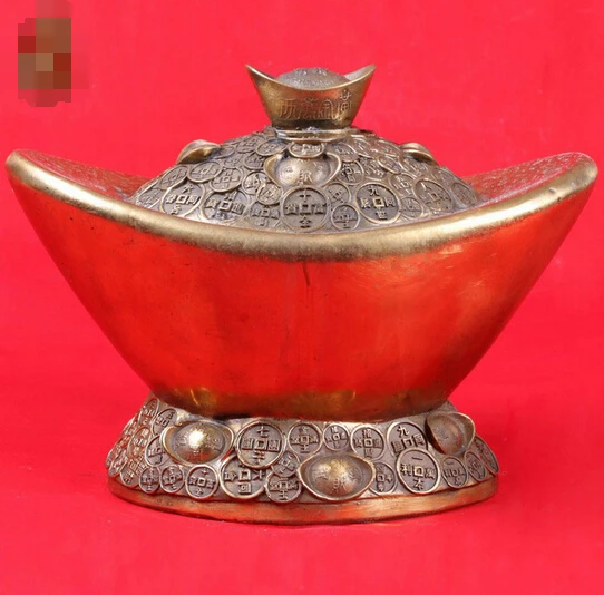 

Bronze sculpture, gold ingot crafts ingot large ingot copper ingot decoration bronze factory outlets