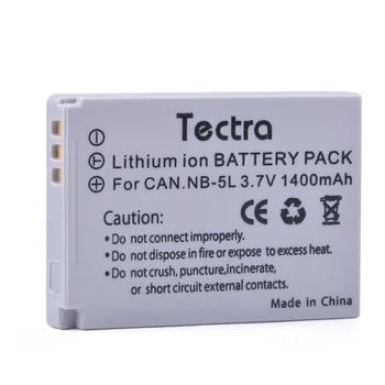 

Tectra 1PC NB-5L NB5L Camera Battery for Canon PowerShot S100 S110 SD700 SD800 SD900 SD990 SX200 SX210 SX220 SX230