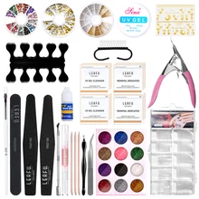 11 шт. спонж для рисования на ногтях буферный блок и Удаленная полировка маникюра Шлифовальные Файлы щеточка для ногтей Полировка DIY наборы инструментов УФ-гель для ногтей