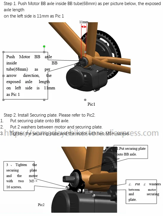 SOEMDAY TSDZ2 Midmotor 36/48V 250/350/500 Вт середине приводной двигатель для электрического велосипеда комплект крутящий момент Сенсор ЖК-дисплей Дисплей