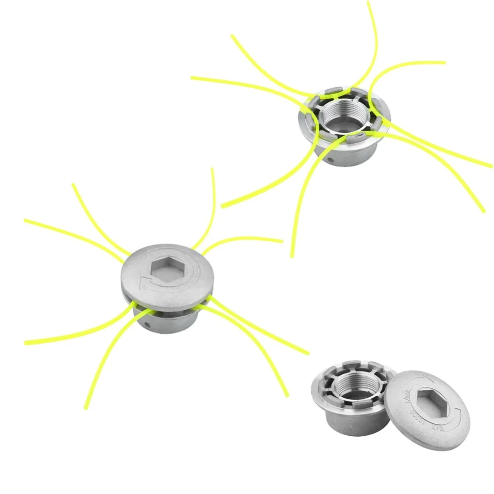 

Universal Aluminium Trimmer Heads String Set Garden Grass Brush Cutter Bushes Accessories Durable Strimmer Head For Lawn Mower