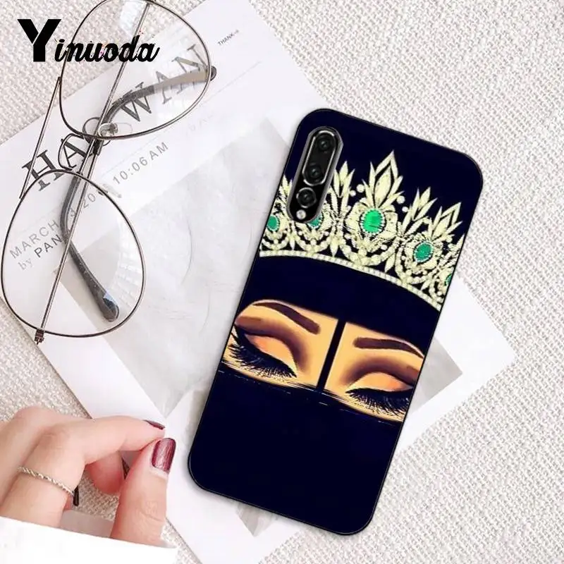 Oriental Woman In Hijab Face Muslim Islamic Gril Eyes Phone Case