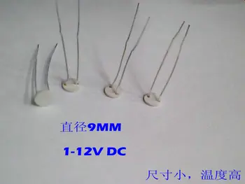 

MCH High Temperature Ceramic Heating Plate Heating Plate Diameter 9MM Resistance 2-3 Ohm 1-12VDC Power Supply