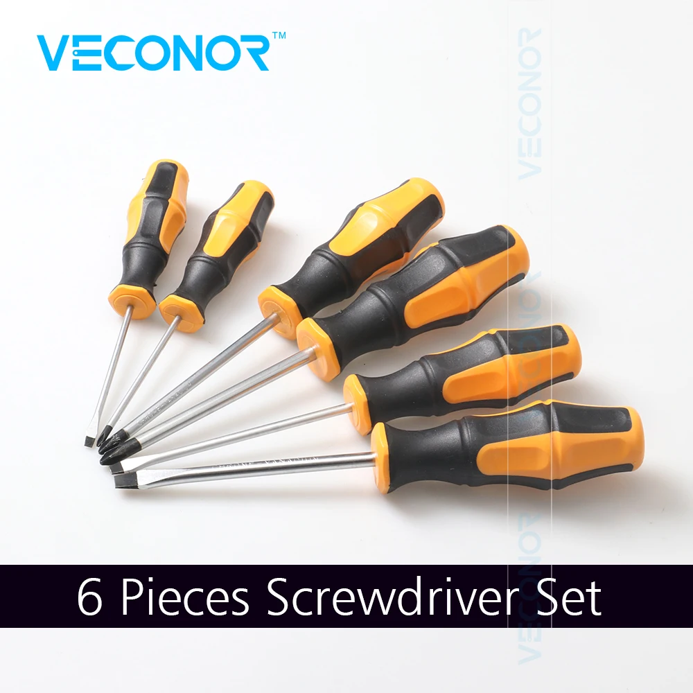6PCS Precision Screwdriver Set Slotted Phillips Household