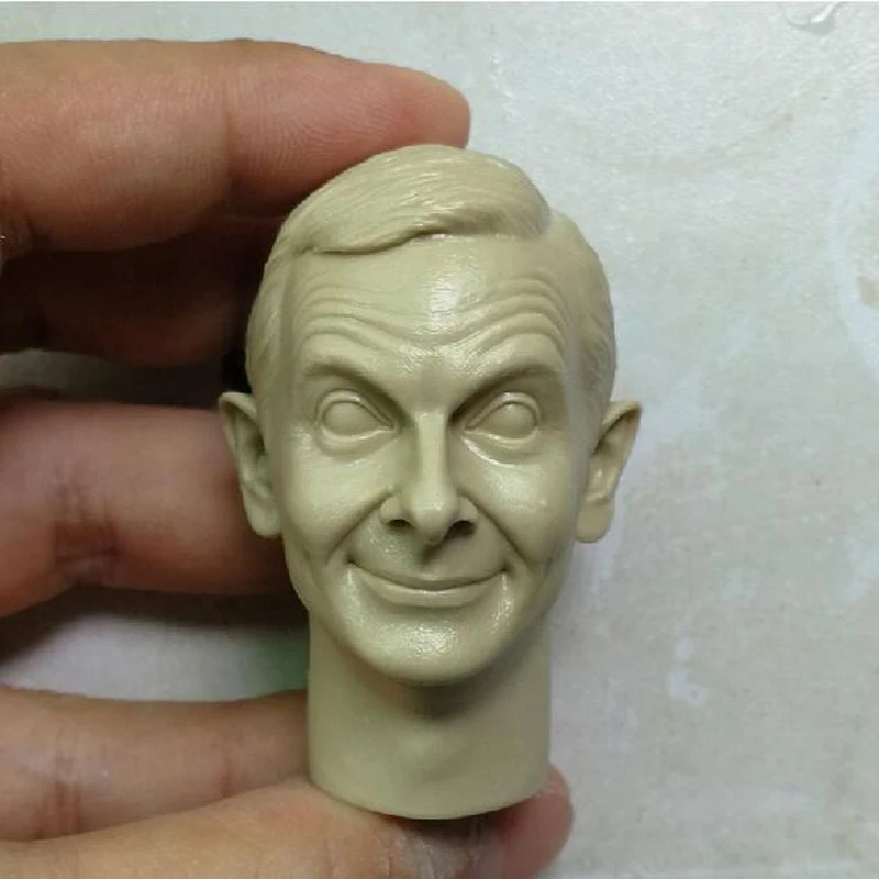 Хит продаж 1/6 Неокрашенная голова Mr Bean|Игровые фигурки и трансформеры| |