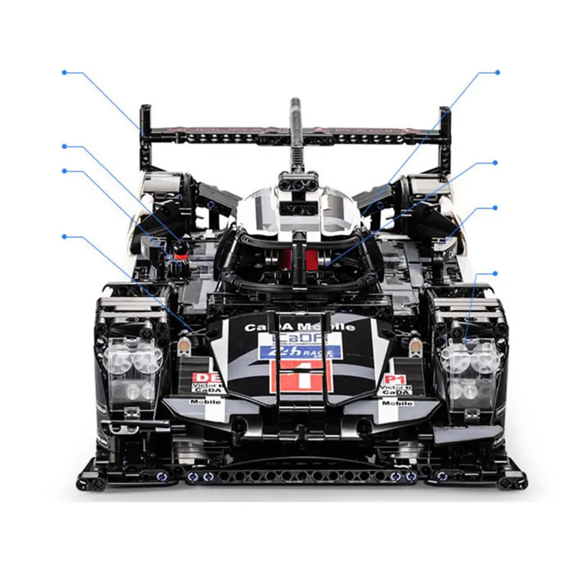

1586pcs Super Car Building Blocks DIY 919 Model Set Brick Compatible Legoing Technic Series Toys Gift for Children Kid