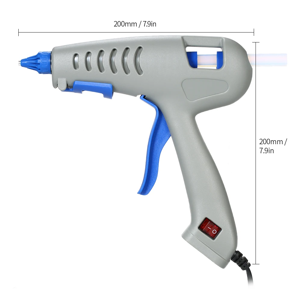 Термоплавкий Клеевой пистолет для домашнего использования мини профессиональный промышленный термоплавкий клей 100 вт DIY нагревательный инструмент для ремонта с переключателем ВКЛ/ВЫКЛ