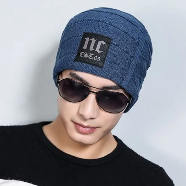Buy Korean Men Crochet Knitted Hat 2018 Winter Fleece