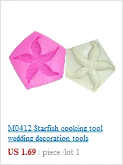 M0069 Tree Rose Flower Form Silicone Molds Cookie Cutter Cake Decorating Tools Wedding Fondant Decoration