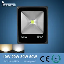 Led Flood Light Outdoor Spotlight Floodlight 10W 20W 30W 50W Wall Washer Lamp Reflector IP65 Waterproof Garden 220V RGB Lighting