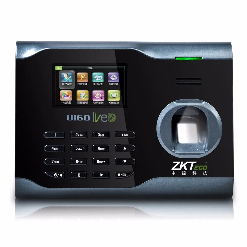 

U160 WIFI TCP/IP RFID 125KHZ+Biometric Fingerprint Time Clock Recorder Attendance Employee Time Record