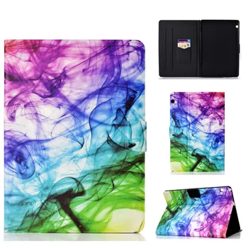 

Slim Flip Stand Leather Skin Shell Case For Huawei MediaPad T5 10 AGS2-W09/L09/L03/W19 10.1" Tablet Coque Cover Capa +Film +Pen