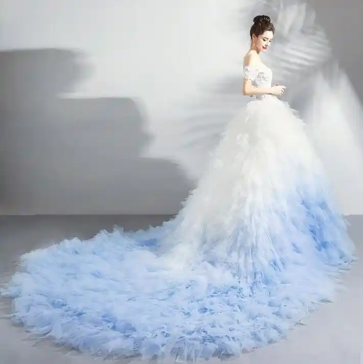 ombre evening gowns dress