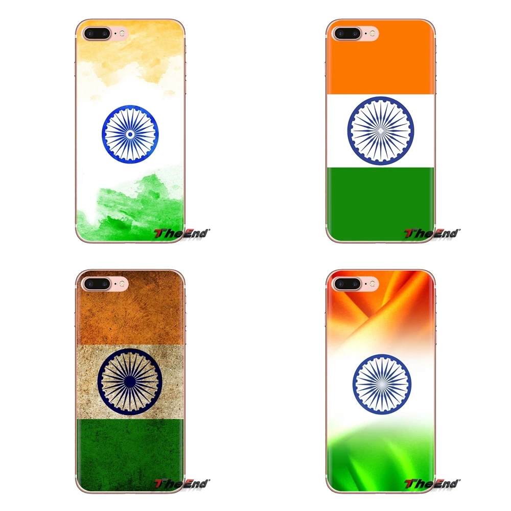 For Samsung Galaxy J1 J2 J3 J4 J5 J6 J7 J8 Plus 2018 Prime 2015 2016 2017 Transparent TPU Case Cover Indian National flag emblem |