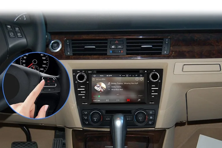 Perfect Isudar 1 Din Car Multimedia Player Android 9 For BMW/3 Series E90/E91/E92/E93 Octa Core RAM 4G Auto Radio GPS Camera USB DVR FM 20