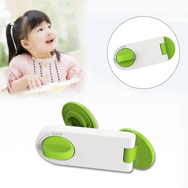 Plastic Baby Safety Lock Kids Protective Anti-pinch Drawer Lock Catch Multifunction Fridge Cupboard Basin Wardrobe Locks