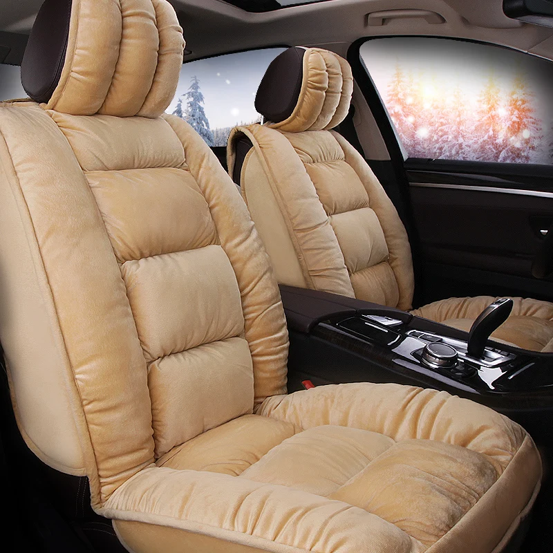 Car Travel Car seat covers faux fur cute winter new plush for lada All