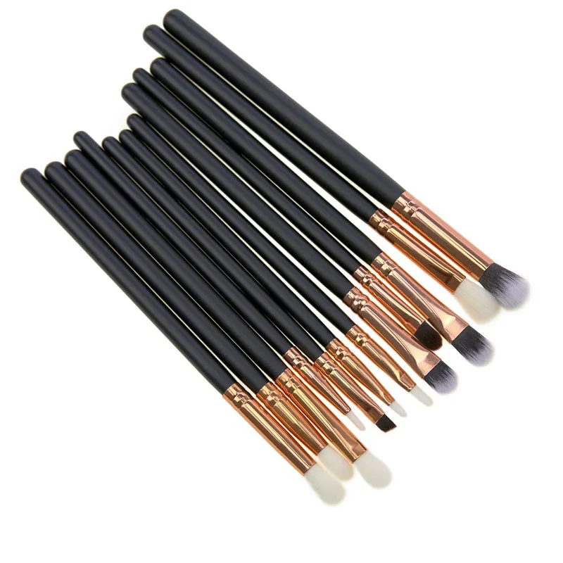 12 pcs makeup brushes set  (2)