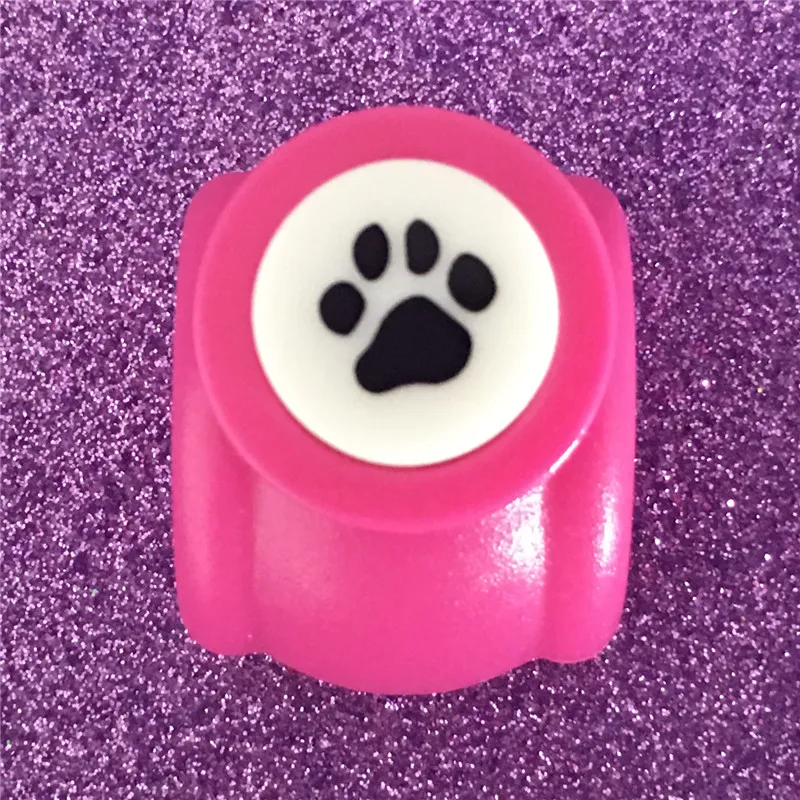 

Free Ship 9mm Cat's Claw shaped paper cutter foam craft punch perfurador scrapbooking hole punch for kids furador diy puncher