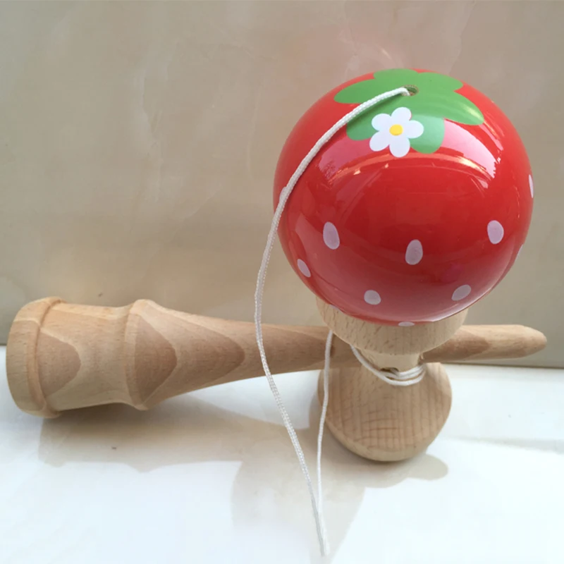 18X6X7 см, мультяшный шар Kendama, деревянные игрушки, умелые игры для жонглирования, мяч для спорта и отдыха, игрушки из искусственной кожи, игрушки для взрослых и детей