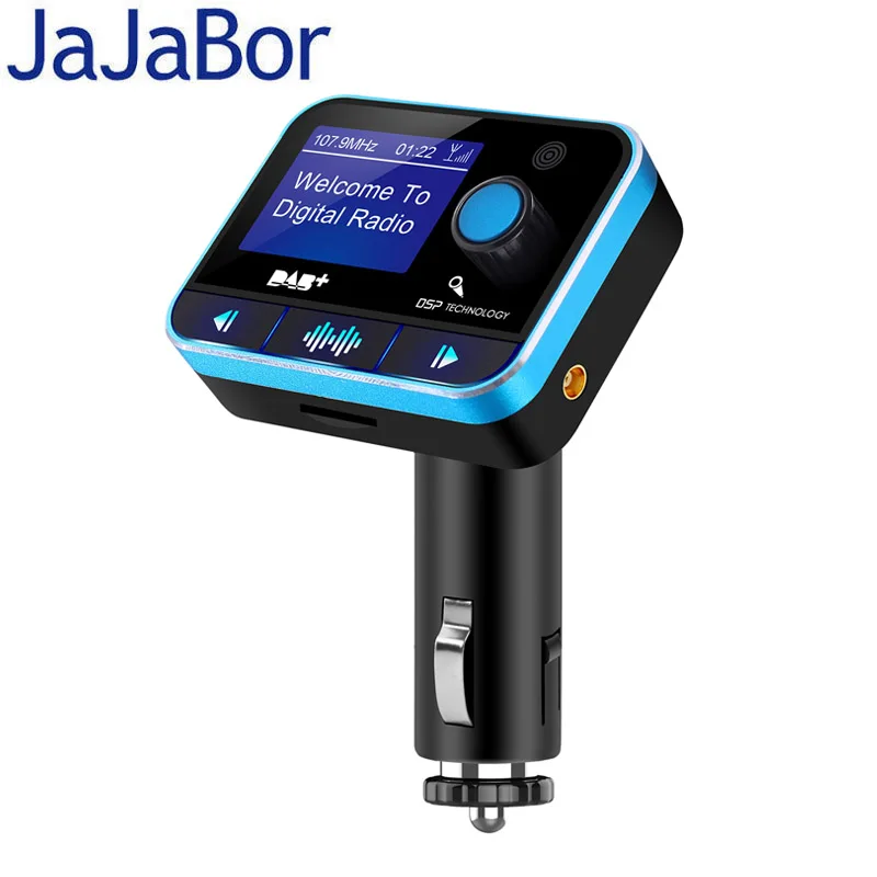 Автомобильный радиоприемник JaJaBor Auto DAB FM передатчик цифровой аудио вещания Bluetooth
