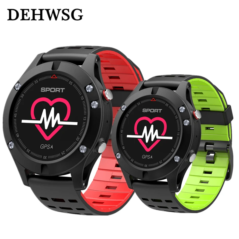 

New H5 GPS Smart Watch Waterproof Android ios wear Smartwatch Heart Rate Altimeter Thermometer Green Sport Watch for men women