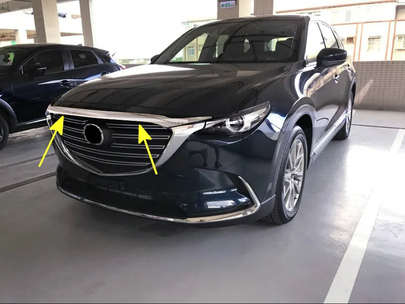 

For Mazda CX9 CX-9 2nd Gen. 2016 2017 2018 ABS Chrome Front Head Engine Lid Decoration Cover Trim 1pcs Car Accessories Styling!