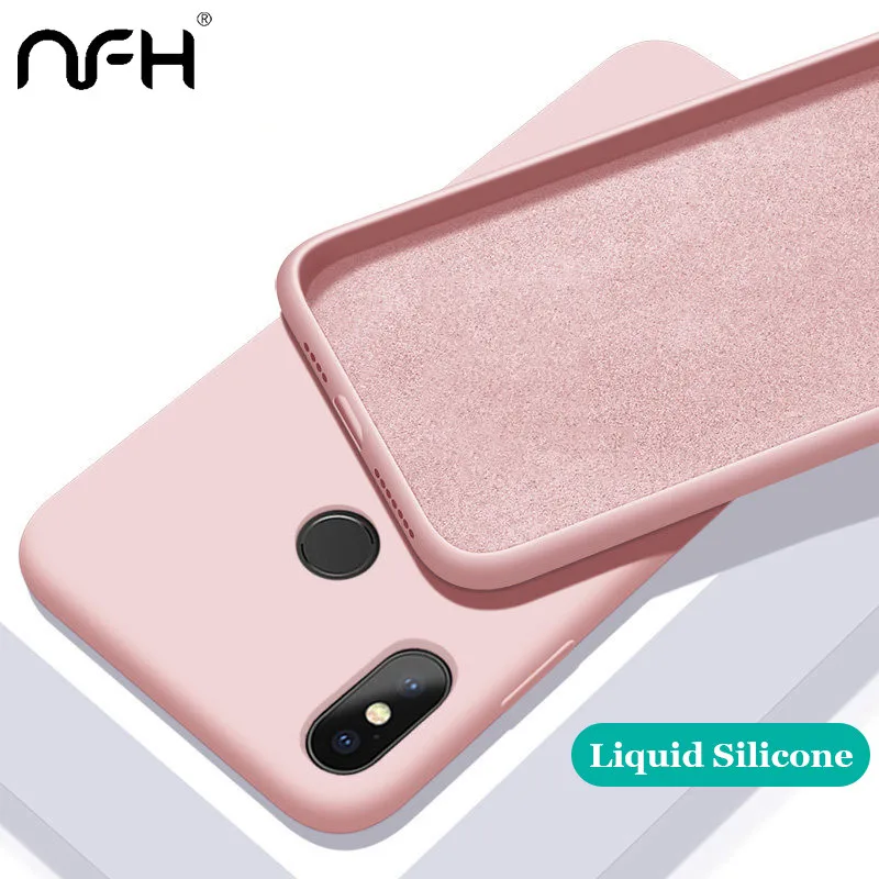 

For Xiaomi Redmi Note 7 Case Liquid Silicone TPU Soft Cover on Mi 9 8 SE A2 Lite Redmi 7 6 6A K20 Pro Phone Cases Coque Fundas