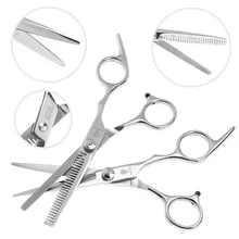 Абсолютно новые ножницы для стрижки волос из нержавеющей стали парикмахерские ножницы Семейные профессиональные барберские ножницы наборы инструментов для волос