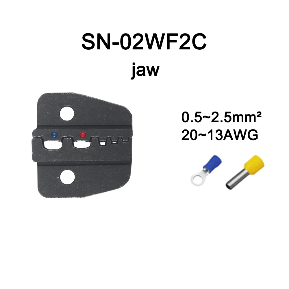 Мини Европейский Стиль штампы наборы для SN обжимные плоскогубцы серии ручной обжимной инструмент SN02WF SN06WF SN06WFL SN16WF SN01C SN02C SN0725