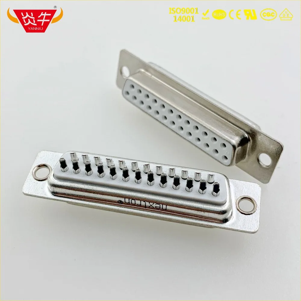DB25 DB 25P Женский RS232 с разъемом 25PIN PCB коннектор D SUB соединитель серии Контактная