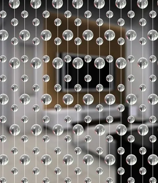 

10m / Indoor decorative crystal glass bead curtain, wedding supplies festive stage background decoration