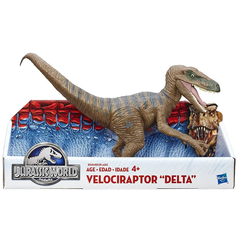 11 дюймов Динозавр мир пластиковые игрушки Юрского периода подвижные суставы модель динозавра экшн и фигурки T-REX динозавр - Цвет: Коричневый