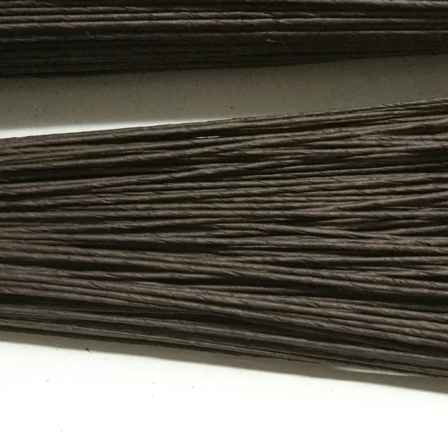 100pcs X 2 2mm Gauge Brown Wrapped Floral Florist Stem Wire 15.7" 40cm