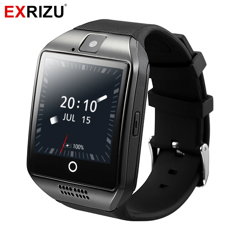 

EXRIZU Q18 Plus Android 4.4 Smart Watch MTK6572 Dual-core 512M+4GB Support WIFI 2G/3G SIM Card Bluetooth Smartwatch Camera Music