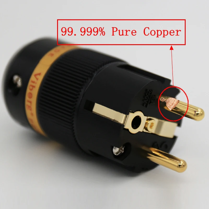 ViborgX1 pair VE501G+VF501G Pure Copper 24K Gold