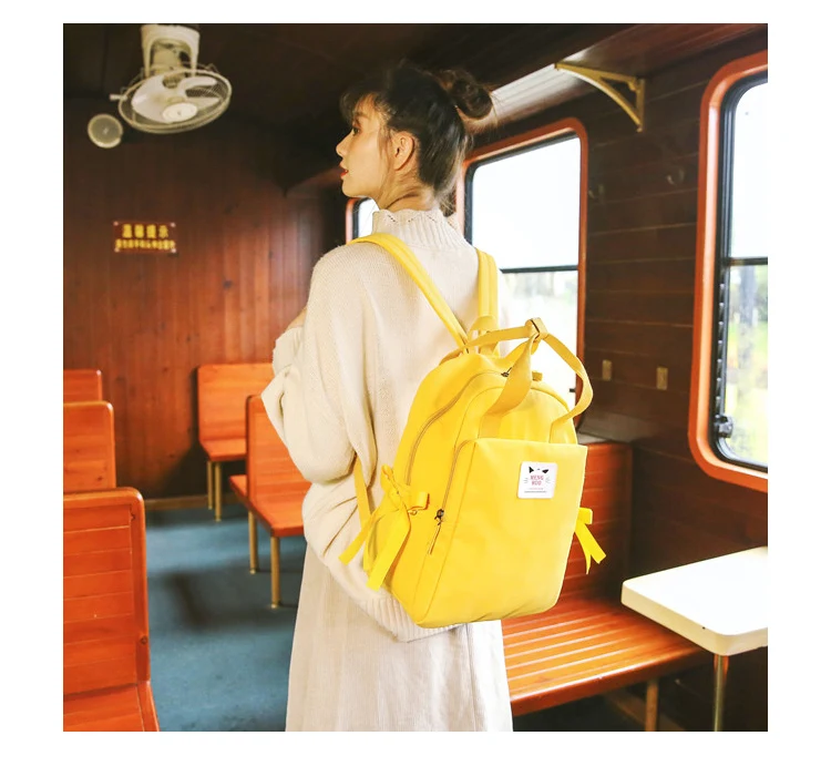 Menghuo Fashion Backpack Women Cute Bow Backpacks for Teenager Girls School Bags Mochilas Feminina Rucksack Mochilas Mujer 2018_23