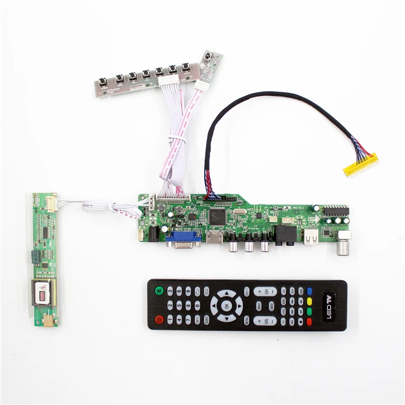 HDMI VGA AV Remote LCD Controller Driver Board For LP150X08-A2 LP150X09 1024X768 