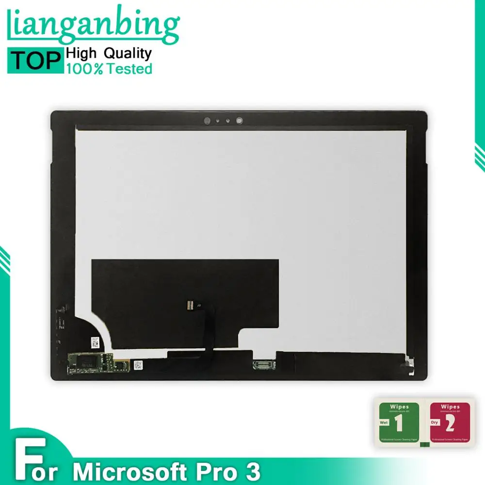 

For Surface pro 3 LCD LTL120QL01 003 For Microsoft Surface Pro 3 (1631) TOM12H20 V1.1 LCD Panel Display Touch Screen Assembly