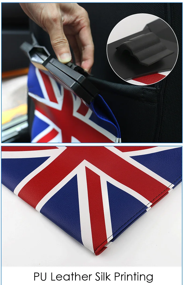 Leather Car Seat Storage Bag Trash Bag Basket for Mini Cooper R55 R56 R57 R58 R59 F54 F55 F56 F57 Countryman R60 F60 (3)