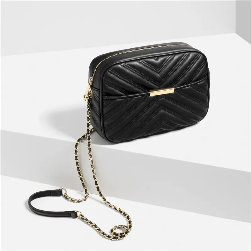 

Fashion Small Bag Chain Messenger Bags Soft PU Leather Totes Handbag Crossbody Bag for Women