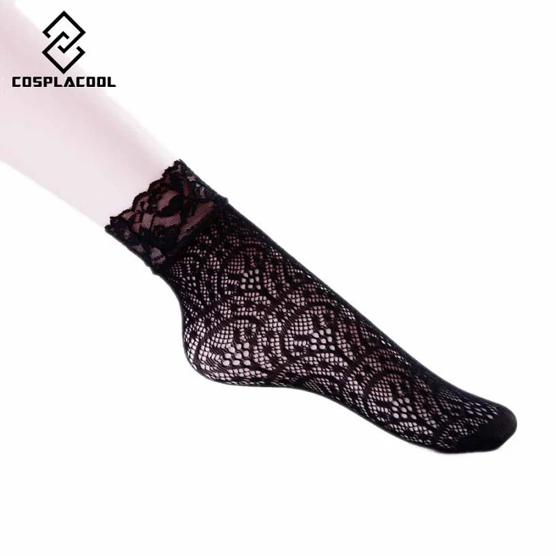 [Cospacool] Новые модные сексуальные ажурные носки для женщин/девушек Sox Meias женские