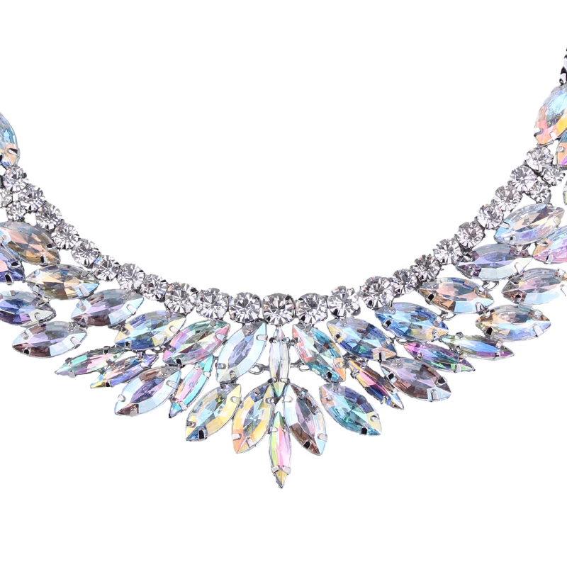 Лучшее дамское Новое поступление AB Цвет богемное модное Макси ожерелье и подвеска ювелирные изделия Воротник Чокеры эффектное ожерелье 4393