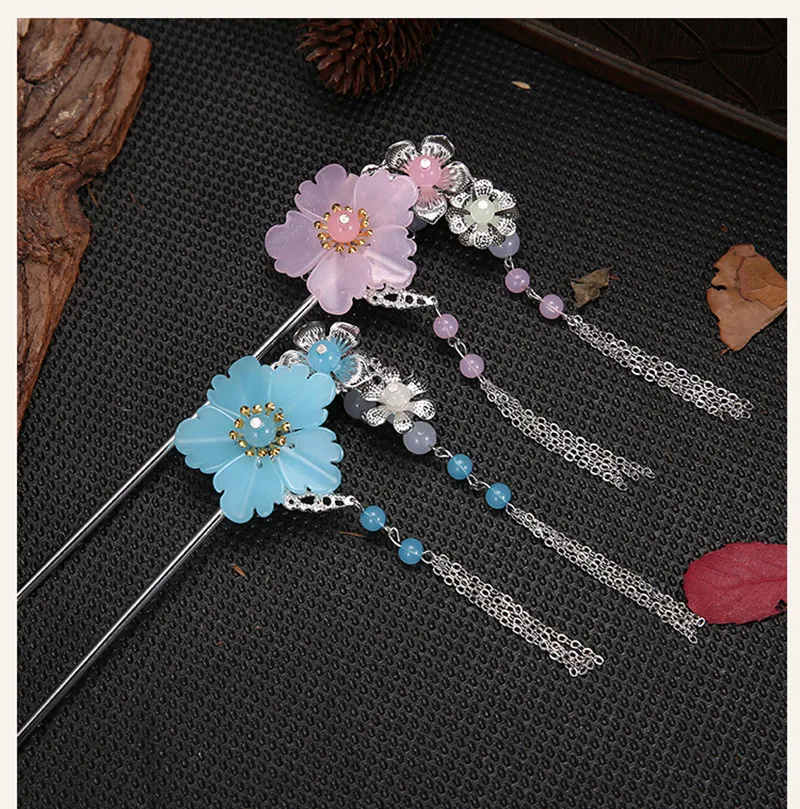 Buy vintage hairpin flower ancient chinese hairpin for