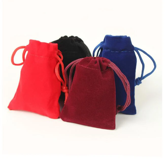 100 шт./лот, 5x7, 7x9, 8x10, 10x12 см, бархатные сумки и мешочки на шнурке, сумки для ювелирных изделий, подарочная упаковка, Сумка с индивидуальным принтом логотипа