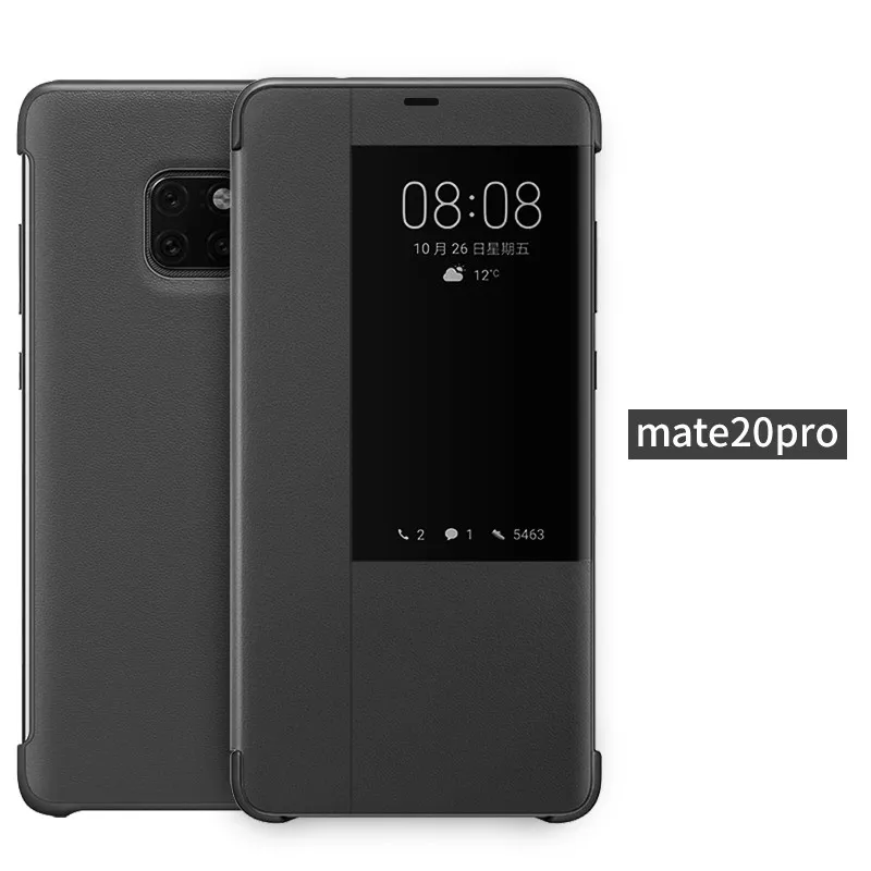 Чехол с окошком для huawei mate 20 Pro mate 20 X 20X 20pro, чехол, кожаный смарт-чехол s, мобильные аксессуары для телефона чехол Etui