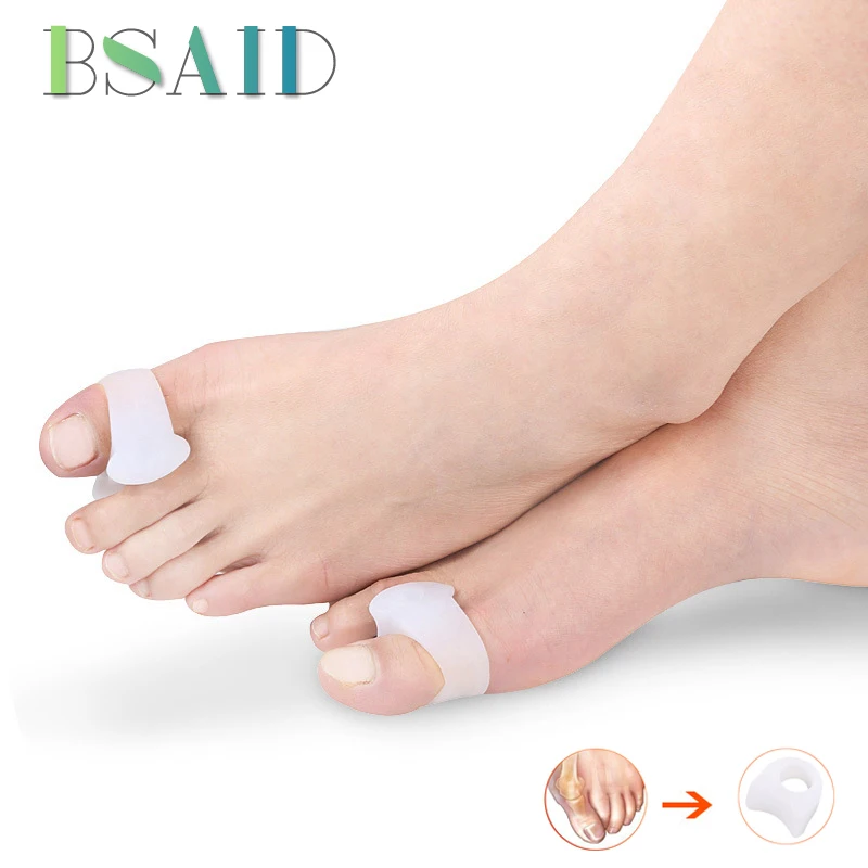 BSAID ортопедические подтяжки для большого пальца силиконовые стельки для коррекции деформаций большого пальца силиконовые кольца палец на ноге большая кость корректор
