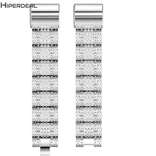HIPERDEAL сменный кристалл из нержавеющей стали 200 мм браслетный ремешок для часов металлический каркас для Smart Charge 2 Смарт-часы SE21b