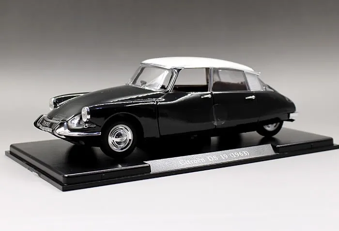 Белая коробка 1:24 1963 DS citroen 19 черный классический бутик сплава игрушки для детей Детские игрушки модель оригинальная коробка